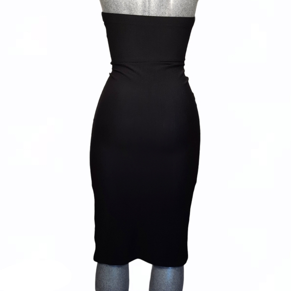 Glare zippered black black strapless dress size S - Picture 3 of 8